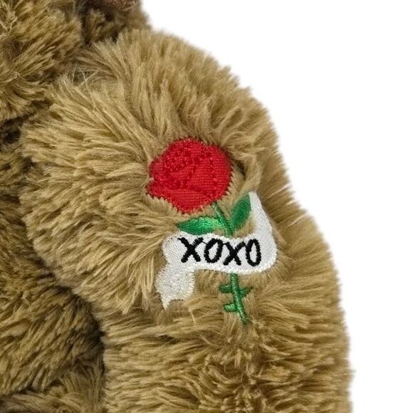 Dandee XOXO Rose Tattoo Warthog Wild Boar Zoo Stuffed Animal Plush Toy 10" - Picture 3 of 8